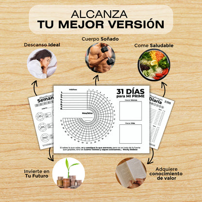 Plantilla 31 días para TU PRIME